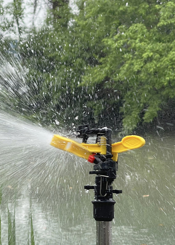 SD1004 yellow impact type plastic irrigation sprinkler