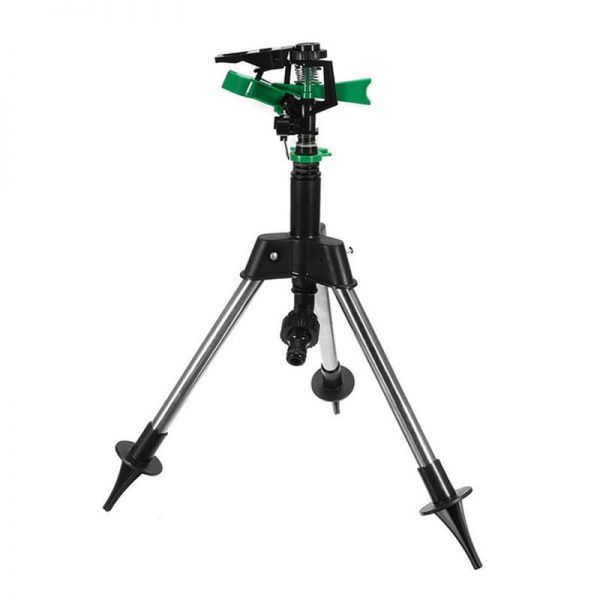 SD1002 plastic irrigation sprinkler on the tripod stand