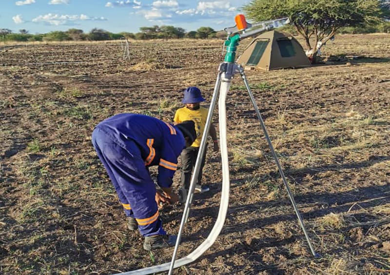 SD1413 rain gun sprinkler installation