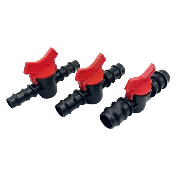 SD2301 drip pipe red double barbed mini valve